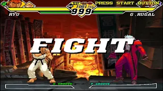 Capcom vs SNK 2 Ryu vs God Rugal