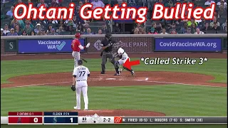 Shohei Ohtani Getting Bullied By Umpires