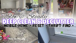 ✨NEW✨ DECLUTTER & DEEP CLEAN WITH ME  MOBILE HOME LIVING  SAHM  OUR SEASON OF LIFE ❤️