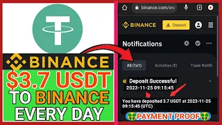 EARN FREE 3.7 USDT EVERY 24 HOURS |  BEST USDT EARNING SITE |Free PayPal Money| Make Money Online