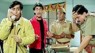 Andaz Apna Apna Police Station Scene | Salman Khan | Aamir Khan | Best Comedy Scenes