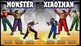 【KOF2002UM】Xiaozhan Vs  Monster/Javarock/Yellow - Top Fight