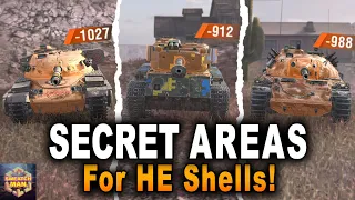 Only 0.3% Players Know About It // Secrets Zones To Penetration With He Shells // WoT Blitz