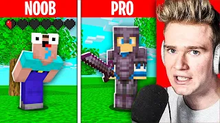 Jak grać na Minecraft Extreme | NOOB VS PRO