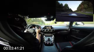 RENNtech AMG GT S Nürburgring Nordschleife BTG 7 22 with traffic during Touristenfahrten 1