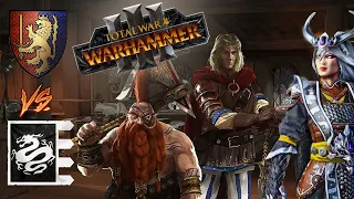 Heroes & Halberds! Grand Cathay vs Bretonnia - Total War Warhammer 3