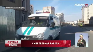 Во время установки лифта в Шымкенте погиб рабочий