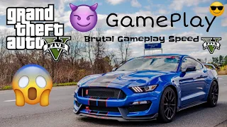 GTA  V   2020 Ford Mustang GT BRUTAL Sound 🔥 Real Life Graphics Mod Gameplay   GTA V PC MOD