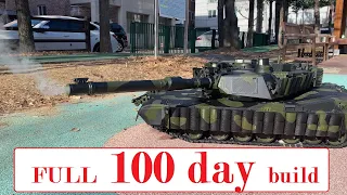 Full 100 Day Build 3D Printed RC TANK .