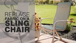 How to Replace Fabric on a Patio Sling Chair
