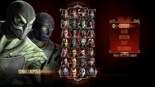 Mortal Kombat 9 - Expert Tag Ladder (Ermac & Reptile/3 Rounds/No Losses)