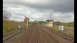 A Train Drivers Cab view of the Settle and Carlisle Route. Part 2 of 3. Ribblehead to Appleby.