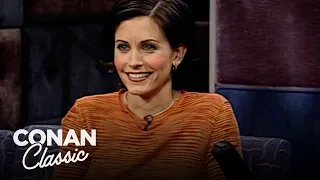 Courteney Cox Didn't Know Who The Killer Was In "Scream" | Late Night with Conan O’Brien