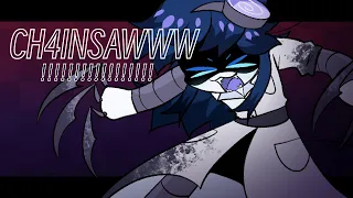 (blood/flash) CH4INSAWW // animation meme (murder drones oc)