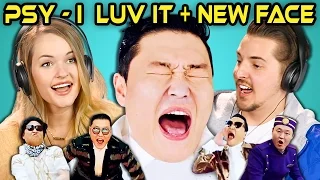 COLLEGE KIDS REACT TO PSY - 'I Luv It' & 'New Face' M/V