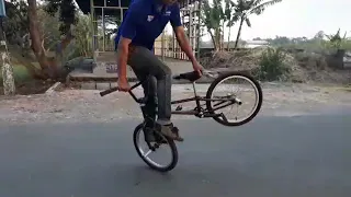 Trick Finky chicken BMX flatland