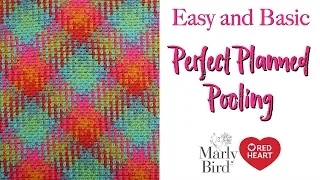 Crochet Planned Pooling Made Easy with Moss Stitch  *New Yarn by Red Heart!* [Right Handed]