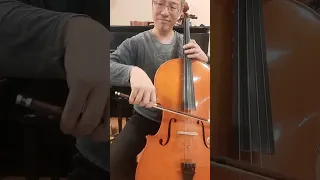 Day 358 Bach Suite No.1 in G major for Cello - Prelude practice bar 31 - 37.5