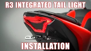 How to install an Integrated Tail light on a 2015+ Yamaha R3 by TST Industries