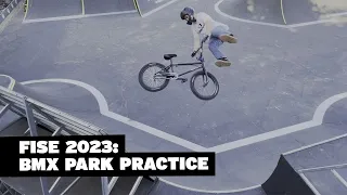 FISE Montpellier 2023 | UCI BMX Freestyle Park | Elite Men Practice