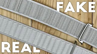 Comparing Real to Fake Apple Watch Ultra Alpine Loop Bands