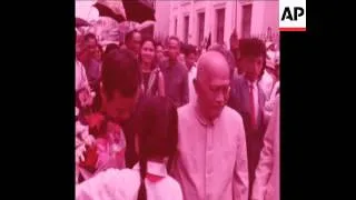 SYND 05/06/1970 PRINCE NORODOM SIHANOUK THE DEPOSED HEAD OF STATE OF CAMBODIA, CONTINUES TO RUN HIS