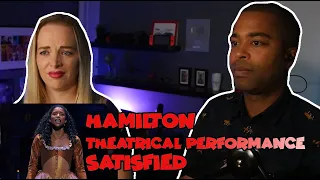 Couple React to Hamilton theatrical performance - Satisfied (Jane and JV BLIND REACTION 🎵)