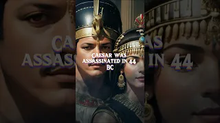 Cleopatra and Julius Caesar: A Love Story of Power, Passion, and Tragedy #shorts #history