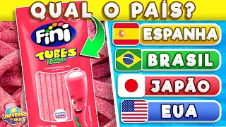 Adivinhe a COMIDA de Cada PAÍS 🍕 Adivinhe os Países pela Comida🍣