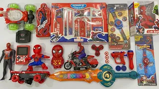 My Latest Cheapest Spiderman toy Collection, RC Stunt Car, Video Game, Web Shooter, Stationary Set