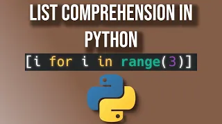 How To Use List Comprehension In Python