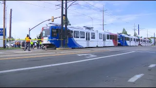 Person dies after running red light, crashing into TRAX train in Salt Lake City