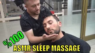 ASMR LEGEND TURKISH BARBER MASSAGE=NECK CRACK=EAR BURN= head,back,hard,ear,face,neck,sleep massage