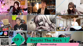 Bocchi The Rock! Episode 1 Reaction Mashup: ぼっちざろっく！リアクション