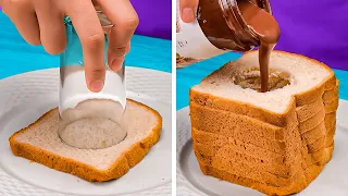 SUPER EASY DESSERT IDEAS! | Yummy Food Hacks With Chocolate, Cake And Ice Cream