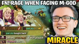 MIRACLE INVOKER Can Make Any One RAGE SO HARD! Even Pro Player!