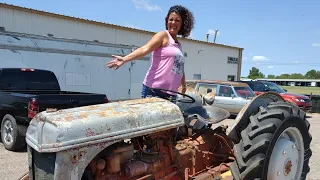 She bought her first tractor how did she do