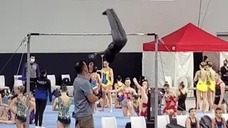 Coach SAVES Gymnasts LIFE! #gymnastics #gymnast #fail #extreme #sports