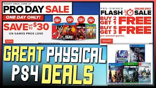 GREAT Physical PS4 Game DEALS Now! - Buy 5 Get 3 FREE, Buy 2 Get 1 FREE, Cheap PS4 Games + MORE!