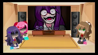 DDLC react to Doki Doki Takeover Bad Ending // MY AU // Lazy.. (Desc.)