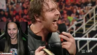 WWE Raw 7/11/16 Dean Ambrose GOLD PROMO