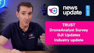 Drone News, TRUST, DroneAnalyst Survey, DJI Mini SE and Smart Controller update, industry update