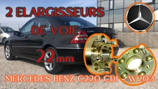 Elargisseurs de voie à double boulonnage - Mercedes Benz C220 CDI W203