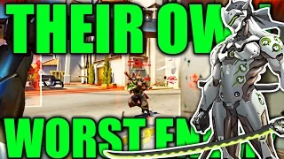 How To Easily Get The "THEIR OWN WORST ENEMY" Trophy/Achievement In Overwatch