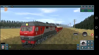 trainz simulator 12 android На ТЭП70БС-187 и перегон 2ТЕ116-870, С станций Делятин до Коломия.