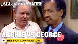 All In The Family | Every Archie Vs George Fight | The Norman Lear Effect