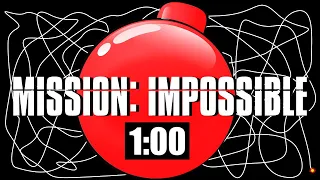 1 Minute Timer Bomb [MISSION IMPOSSIBLE] 💣