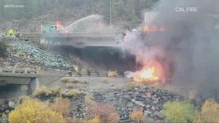 Big rig crashes on I-80 and hangs off overpass, and more | Oct. 24, 2021