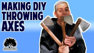 Making Throwing Axes / Mini Hatchets / Saw Blade Project