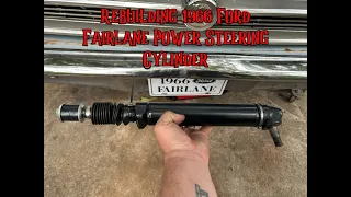 Power Steering Cylinder Rebuild Timelapse - Watch the Process! #fairlane #1966